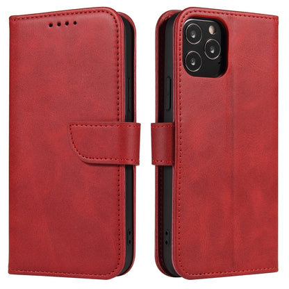 For iPhone 13 mini Calf Texture Buckle Horizontal Flip Leather Case with Holder & Card Slots & Wallet (Red) - iPhone 13 mini Cases by buy2fix | Online Shopping UK | buy2fix