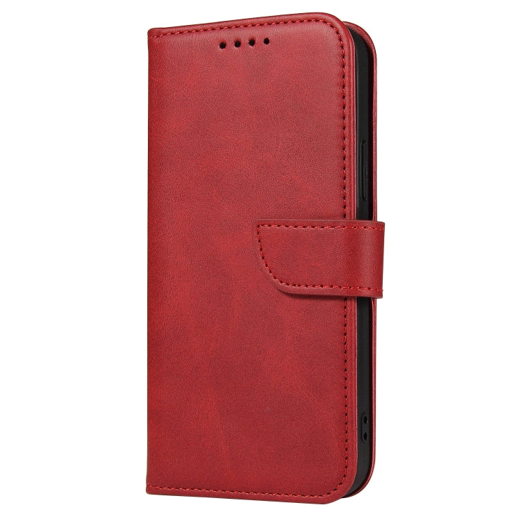 For iPhone 13 mini Calf Texture Buckle Horizontal Flip Leather Case with Holder & Card Slots & Wallet (Red) - iPhone 13 mini Cases by buy2fix | Online Shopping UK | buy2fix