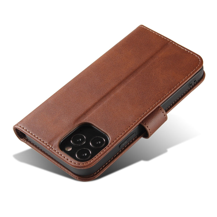 For iPhone 13 mini Calf Texture Buckle Horizontal Flip Leather Case with Holder & Card Slots & Wallet (Brown) - iPhone 13 mini Cases by buy2fix | Online Shopping UK | buy2fix