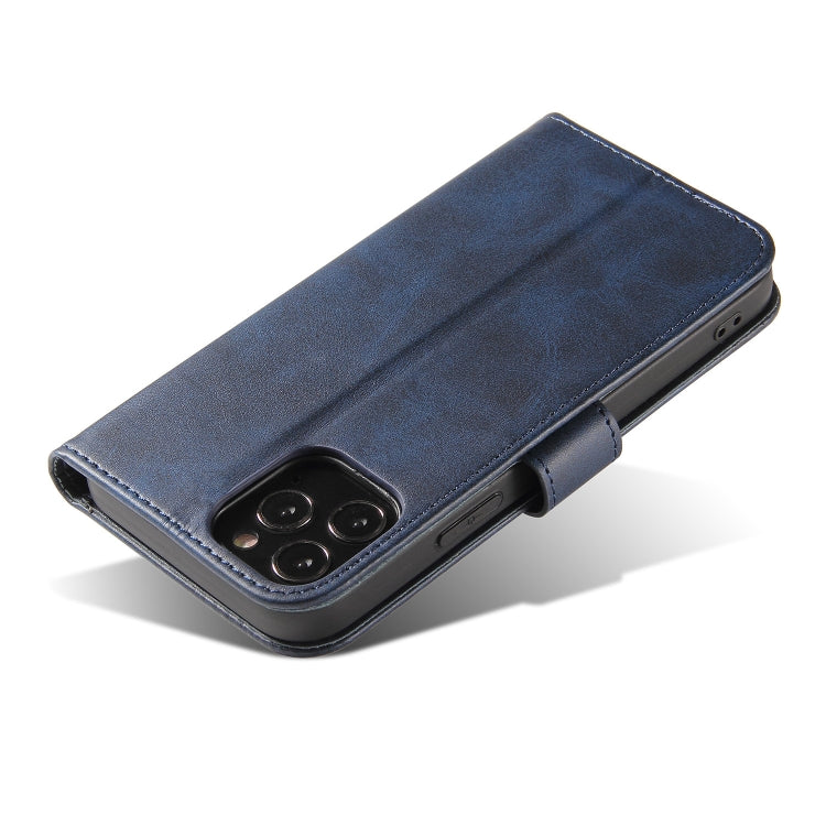 For iPhone 13 Pro Calf Texture Buckle Horizontal Flip Leather Case with Holder & Card Slots & Wallet (Blue) - iPhone 13 Pro Cases by buy2fix | Online Shopping UK | buy2fix