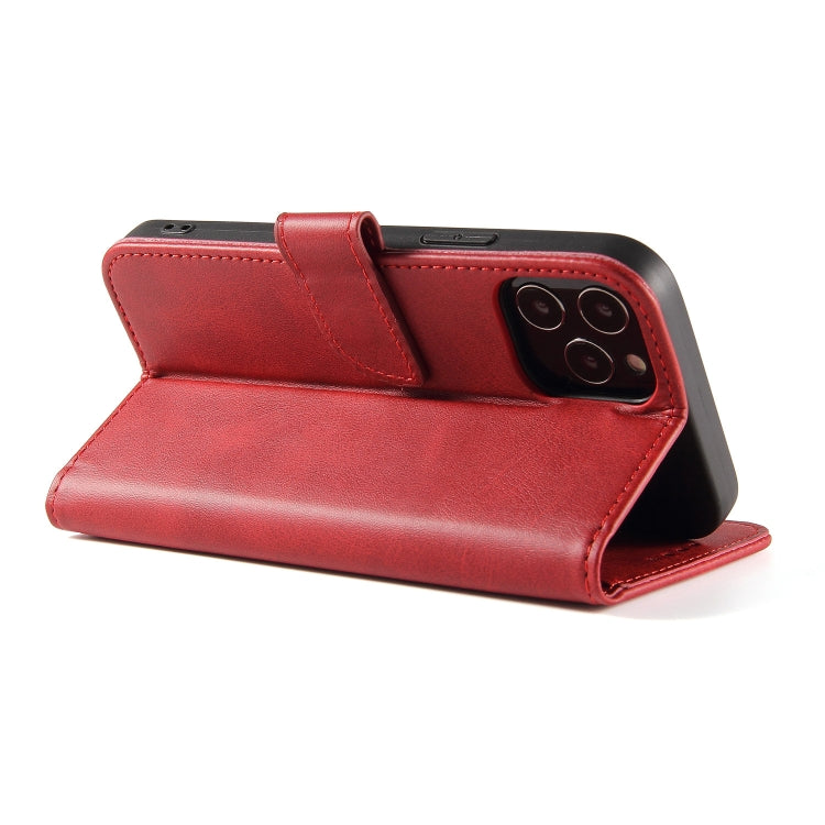 For iPhone 13 Pro Calf Texture Buckle Horizontal Flip Leather Case with Holder & Card Slots & Wallet (Red) - iPhone 13 Pro Cases by buy2fix | Online Shopping UK | buy2fix