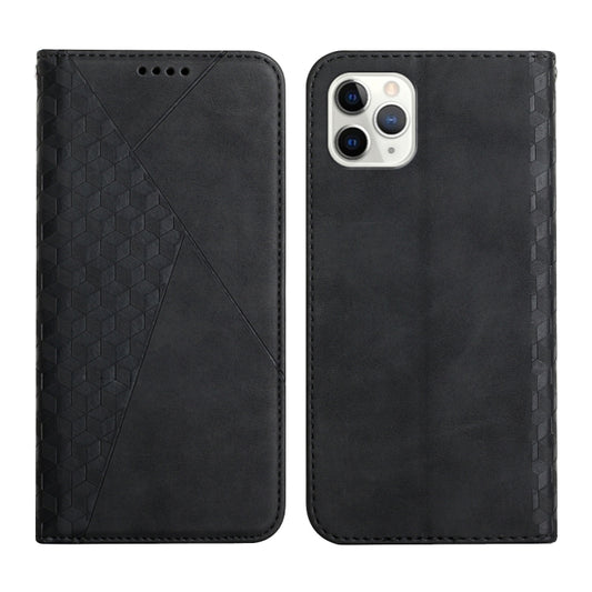 For iPhone 11 Pro Max Diamond Pattern Splicing Skin Feel Magnetic Horizontal Flip Leather Case with Card Slots & Holder & Wallet (Black) - iPhone 11 Pro Max Cases by buy2fix | Online Shopping UK | buy2fix