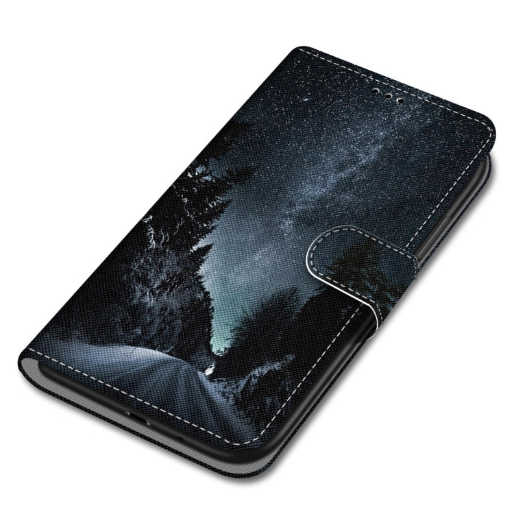 For Xiaomi Redmi 10 Coloured Drawing Cross Texture Horizontal Flip PU Leather Case with Holder & Card Slots & Wallet & Lanyard(Mountain Road Starry Sky) - Xiaomi Cases by buy2fix | Online Shopping UK | buy2fix