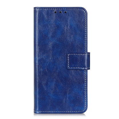 For Xiaomi Mi 11T / 11T Pro Retro Crazy Horse Texture Horizontal Flip Leather Case with Holder & Card Slots & Photo Frame & Wallet(Blue) - Xiaomi Cases by buy2fix | Online Shopping UK | buy2fix