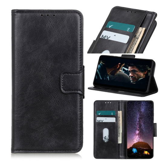 For Xiaomi Mi 11T / 11T Pro Mirren Crazy Horse Texture Horizontal Flip Leather Case with Holder & Card Slots & Wallet(Black) - Xiaomi Cases by buy2fix | Online Shopping UK | buy2fix