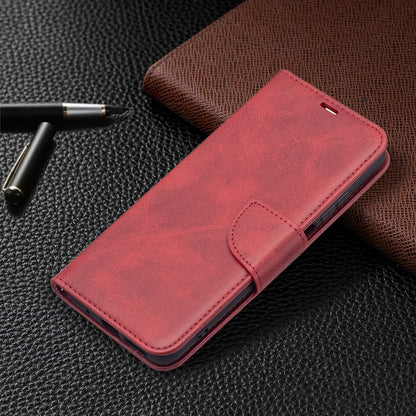 For Xiaomi Redmi 10 Retro Lambskin Texture Pure Color Horizontal Flip PU Leather Case with Holder & Card Slots & Wallet & Lanyard(Red) - Xiaomi Cases by buy2fix | Online Shopping UK | buy2fix