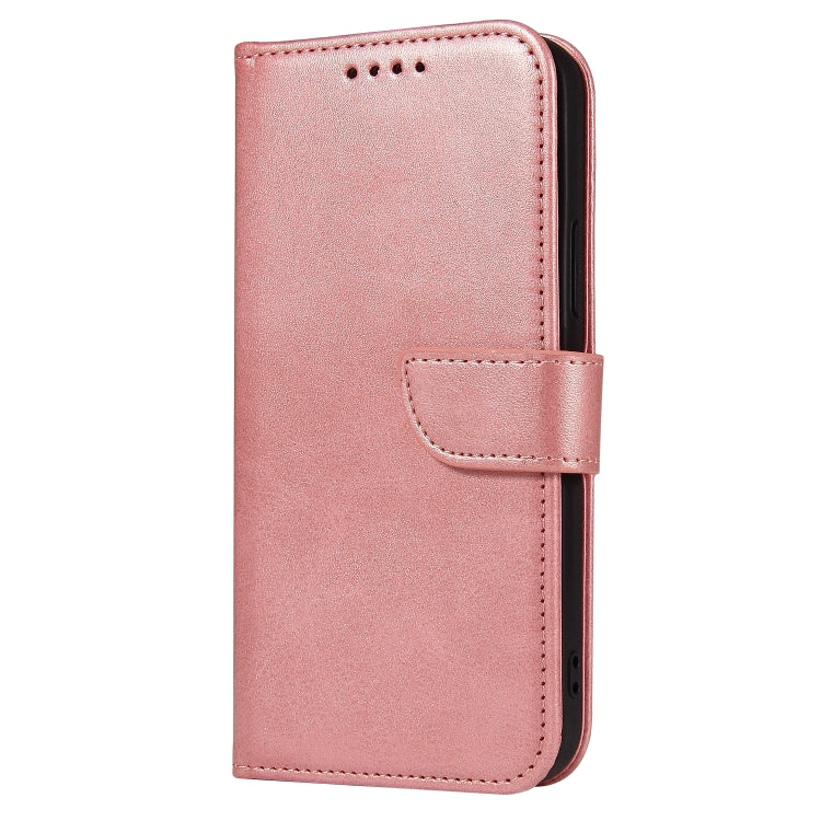 For iPhone 12 / 12 Pro Calf Texture Buckle Horizontal Flip Leather Case with Holder & Card Slots & Wallet(Rose Gold) - iPhone 12 / 12 Pro Cases by buy2fix | Online Shopping UK | buy2fix