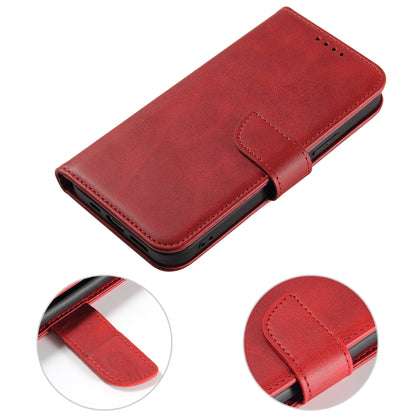 For iPhone 12 mini Calf Texture Buckle Horizontal Flip Leather Case with Holder & Card Slots & Wallet (Red) - iPhone 12 mini Cases by buy2fix | Online Shopping UK | buy2fix