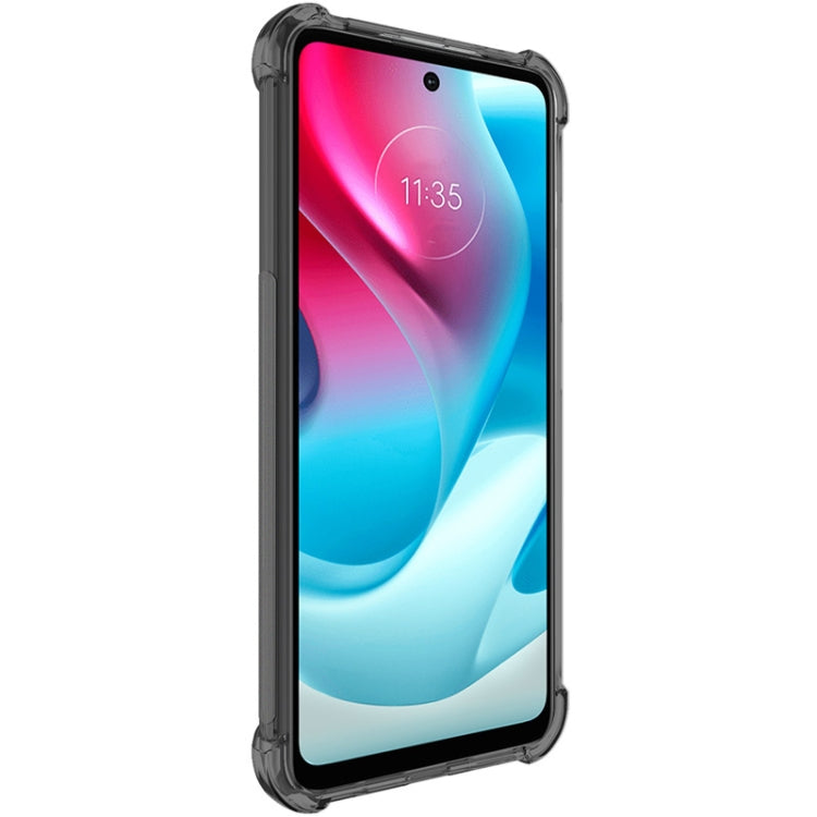 For Xiaomi Redmi 10 4G Overseas Version IMAK All-inclusive Shockproof Airbag TPU Case with Screen Protector(Transparent Black) - Xiaomi Cases by imak | Online Shopping UK | buy2fix