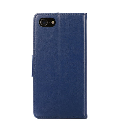 For iPhone SE 2022 / SE 2020 / 8 / 7 Crystal Texture Horizontal Flip Leather Case with Holder & Card Slots & Wallet(Royal Blue) - iPhone SE 2022 / 2020 / 8 / 7 Cases by buy2fix | Online Shopping UK | buy2fix