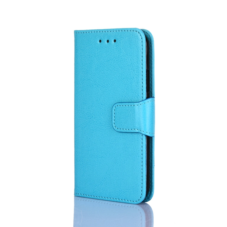 For iPhone SE 2022 / SE 2020 / 8 / 7 Crystal Texture Horizontal Flip Leather Case with Holder & Card Slots & Wallet(Light Blue) - iPhone SE 2022 / 2020 / 8 / 7 Cases by buy2fix | Online Shopping UK | buy2fix