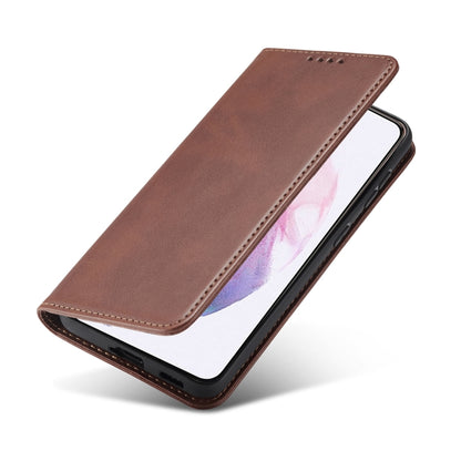 For Xiaomi Redmi 9C Calf Texture Magnetic Horizontal Flip Leather Case with Holder & Card Slots & Wallet(Brown) - Xiaomi Cases by buy2fix | Online Shopping UK | buy2fix