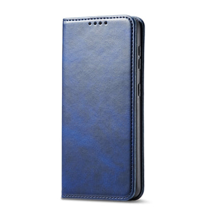 For Xiaomi Redmi Note 9 Calf Texture Magnetic Horizontal Flip Leather Case with Holder & Card Slots & Wallet(Blue) - Xiaomi Cases by buy2fix | Online Shopping UK | buy2fix