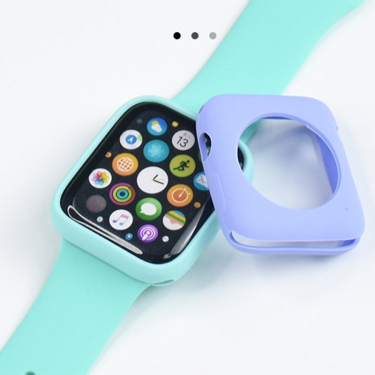 Shockproof All-inclusive Silicone Protective Case For Apple Watch Series 3 & 2 & 1 42mm(Midnight Blue) - Watch Cases by buy2fix | Online Shopping UK | buy2fix