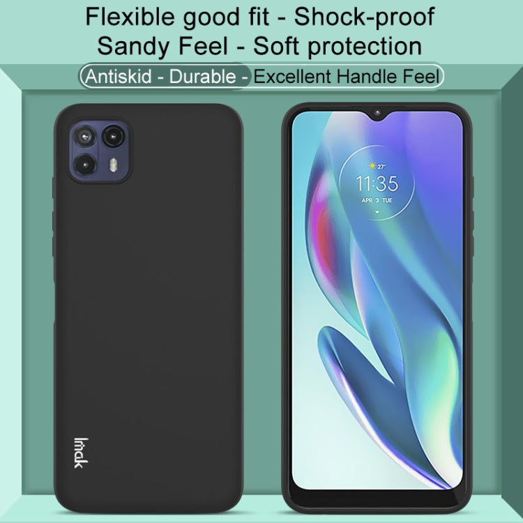 For Motorola Moto G50 5G Overseas Version IMAK UC-3 Series Shockproof Frosted TPU Protective Case(Black) - Motorola Cases by imak | Online Shopping UK | buy2fix