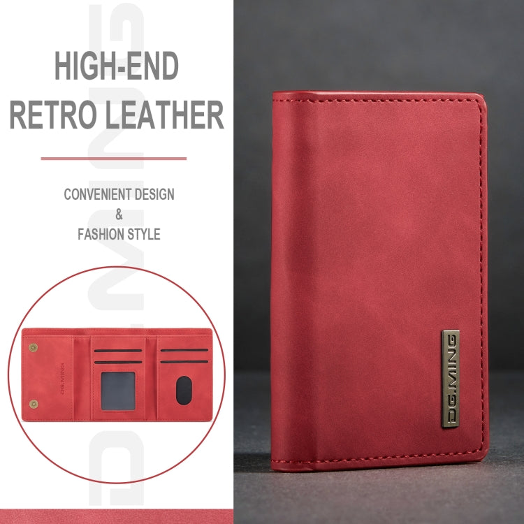 DG.MING M1 Series 3-Fold Multi Card Wallet(Red) - Wallets by DG.MING | Online Shopping UK | buy2fix