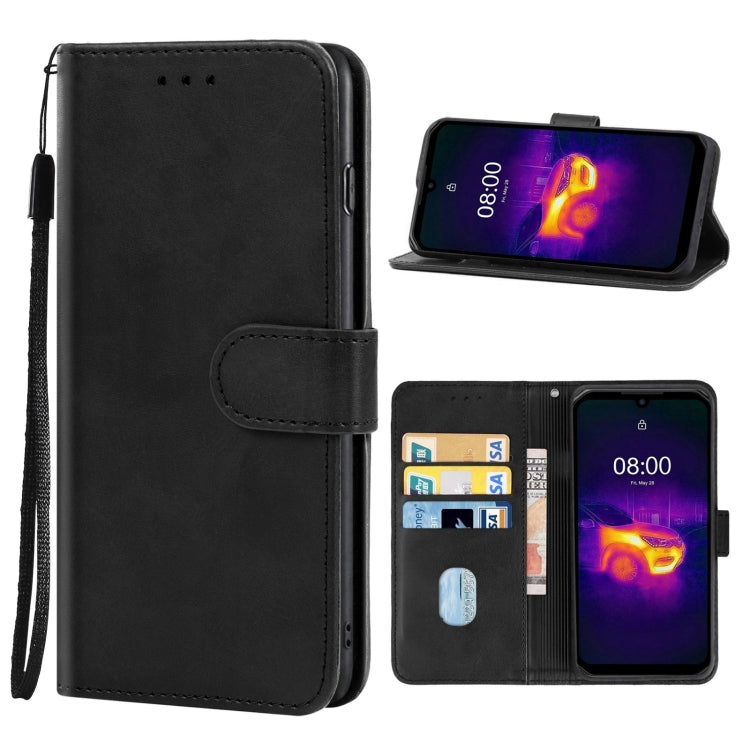 Leather Phone Case For Ulefone Armor 11T 5G / 11 5G(Black) - Ulefone Cases by buy2fix | Online Shopping UK | buy2fix