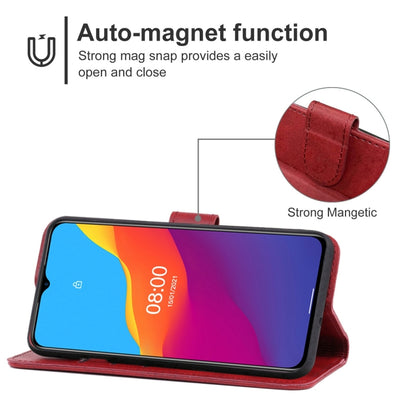 Leather Phone Case For Ulefone Note 10(Red) - Ulefone Cases by buy2fix | Online Shopping UK | buy2fix