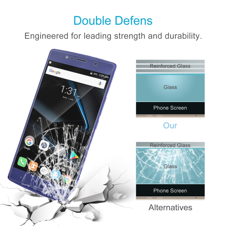 50 PCS 0.26mm 9H 2.5D Tempered Glass Film For Doogee BL7000 - For Doogee by buy2fix | Online Shopping UK | buy2fix