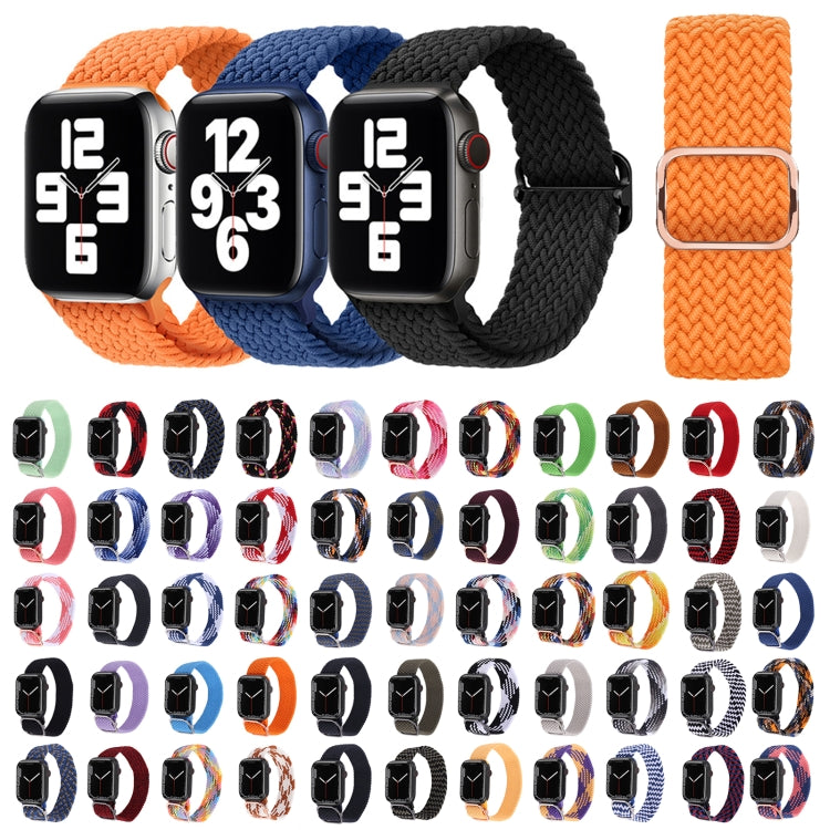 Nylon Braid Strap Watch Band For Apple Watch Ultra 49mm&Watch Ultra 2 49mm / Series 9&8&7 45mm / SE 3&SE 2&6&SE&5&4 44mm / 3&2&1 42mm(4) - Watch Bands by buy2fix | Online Shopping UK | buy2fix