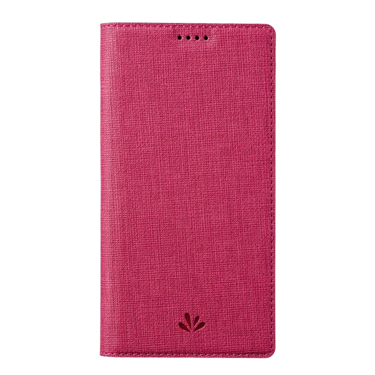 For iPhone 13 Pro Max ViLi DMX Series Shockproof Magsafe Magnetic Horizontal Flip Leather Phone Case (Rose Red) - iPhone 13 Pro Max Cases by ViLi | Online Shopping UK | buy2fix