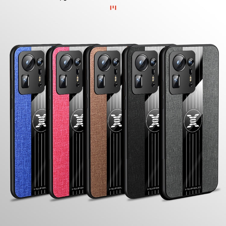 For Xiaomi Mi Mix 4 XINLI Stitching Cloth Texture TPU Phone Case(Red) - Xiaomi Cases by XINLI | Online Shopping UK | buy2fix