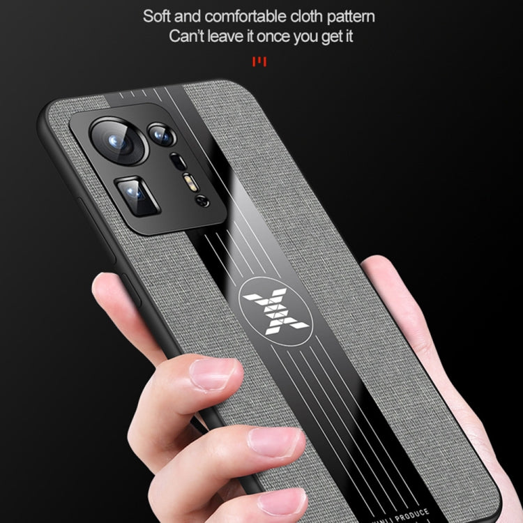 For Xiaomi Mi Mix 4 XINLI Stitching Cloth Texture TPU Phone Case(Red) - Xiaomi Cases by XINLI | Online Shopping UK | buy2fix