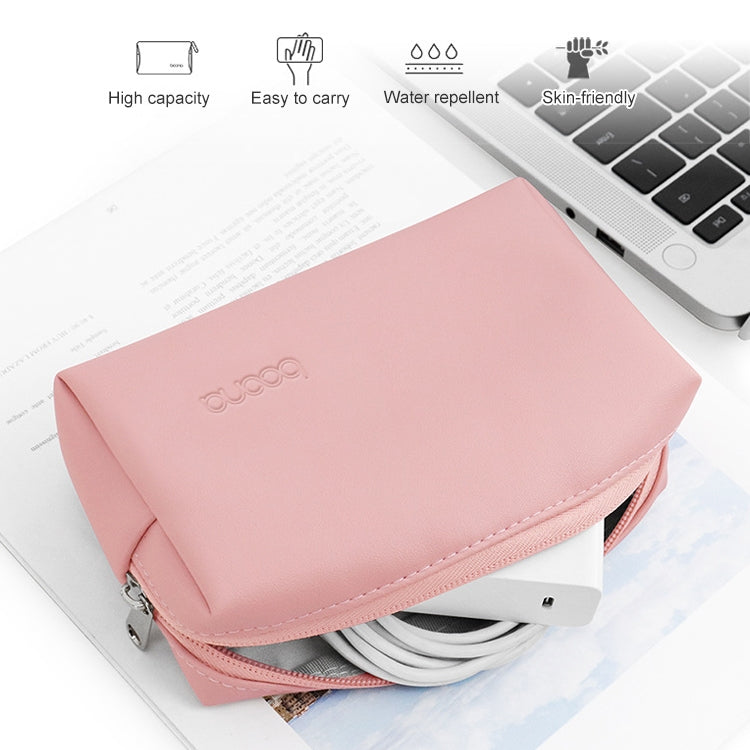 Baona XB-Q003 Power Storage Handbag PU Leather Digital Storage Bag(Apricot) - Digital Storage Bag by Baona | Online Shopping UK | buy2fix