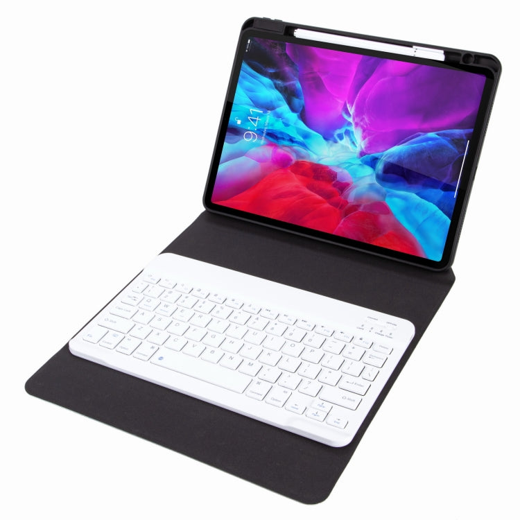 H-102 Bluetooth Keyboard Leather Case with Rear Three-fold Holder For iPad 10.2 2020 & 2019 / Pro 10.5 inch(Purple) - Universal by buy2fix | Online Shopping UK | buy2fix