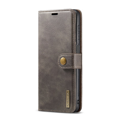 For Samsung Galaxy A13 5G DG.MING Crazy Horse Texture Detachable Magnetic Leather Phone Case(Grey) - Galaxy Phone Cases by DG.MING | Online Shopping UK | buy2fix