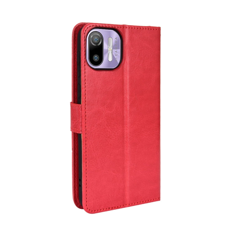 For Ulefone Note 6/ Note 6P Retro Crazy Horse Texture Leather Phone Case(Red) - Ulefone Cases by buy2fix | Online Shopping UK | buy2fix