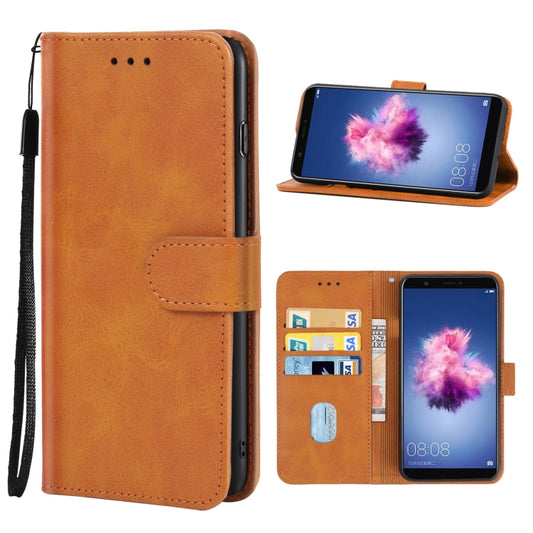 Leather Phone Case For Honor 7S(Brown) - Doogee Cases by buy2fix | Online Shopping UK | buy2fix