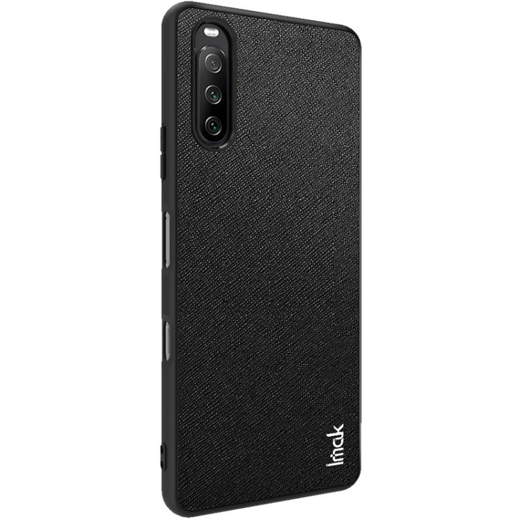 For Sony Xperia 10 III imak LX-5 Series PC + TPU Case with Screen Protector(Cross Texture) - Sony Cases by imak | Online Shopping UK | buy2fix