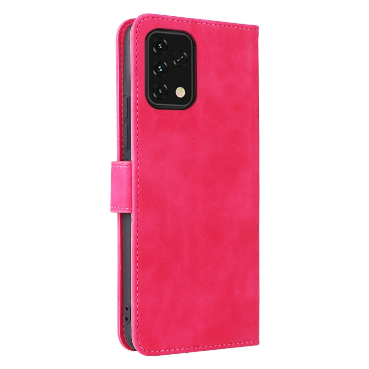 For Umidigi Power 5S Skin Feel Magnetic Buckle Calf Texture PU Phone Case(Rose Red) - Doogee Cases by buy2fix | Online Shopping UK | buy2fix