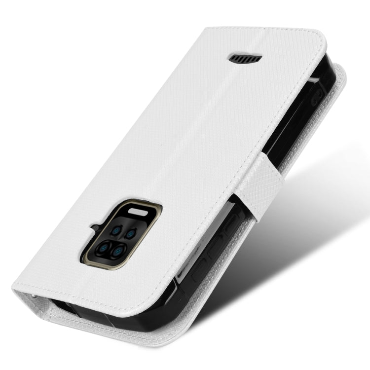 For Doogee S59 / S59 Pro Diamond Texture Leather Phone Case(White) - Doogee Cases by buy2fix | Online Shopping UK | buy2fix