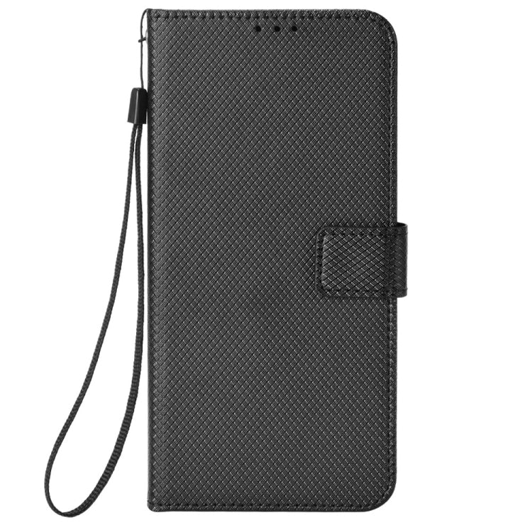 For Doogee S59 / S59 Pro Diamond Texture Leather Phone Case(Black) - Doogee Cases by buy2fix | Online Shopping UK | buy2fix