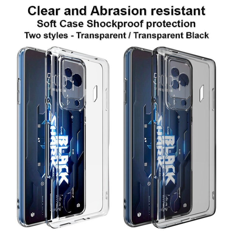 For Xiaomi Black Shark 5 IMAK UX-5 Series Transparent TPU Phone Case(Transparent Black) - Xiaomi Cases by imak | Online Shopping UK | buy2fix