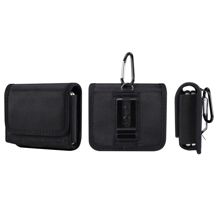 Universal Card Slot Folding Mobile Phone Case(Black) - Cloth Bag by buy2fix | Online Shopping UK | buy2fix