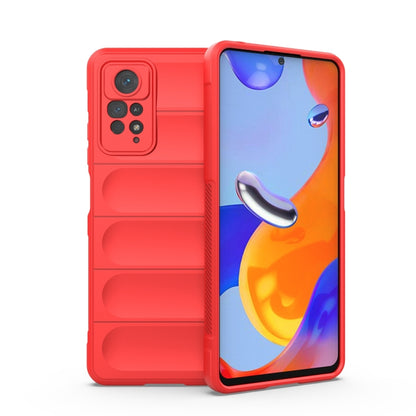 For Xiaomi Redmi Note 11 Pro International Magic Shield TPU + Flannel Phone Case(Red) - Xiaomi Cases by buy2fix | Online Shopping UK | buy2fix