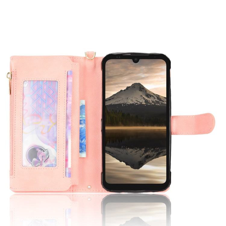 For Doogee S86 / S86 Pro Litchi Texture Zipper Leather Phone Case(Pink) - Doogee Cases by buy2fix | Online Shopping UK | buy2fix