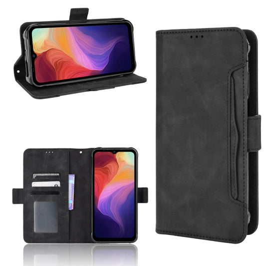 For Ulefone Power Armor 14 / 14 Pro Skin Feel Calf Texture Card Slots Leather Phone Case(Black) - Ulefone Cases by buy2fix | Online Shopping UK | buy2fix