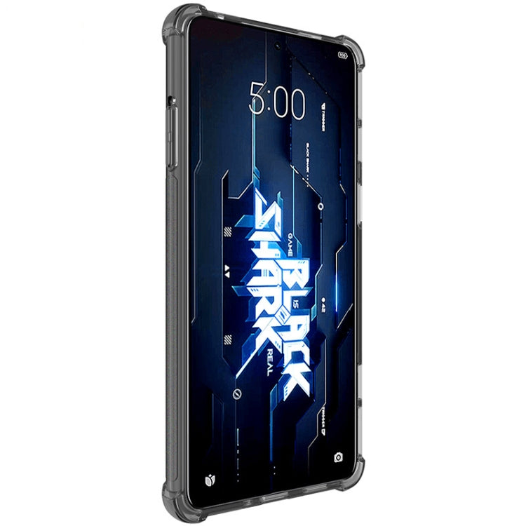 For Xiaomi Black Shark 5 imak TPU Phone Case with Screen Protector(Transparent Black) - Xiaomi Cases by imak | Online Shopping UK | buy2fix