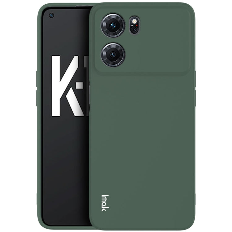 For OPPO K10 5G IMAK UC-4 Series Straight Edge TPU Phone Case(Dark Green) - OPPO Cases by imak | Online Shopping UK | buy2fix