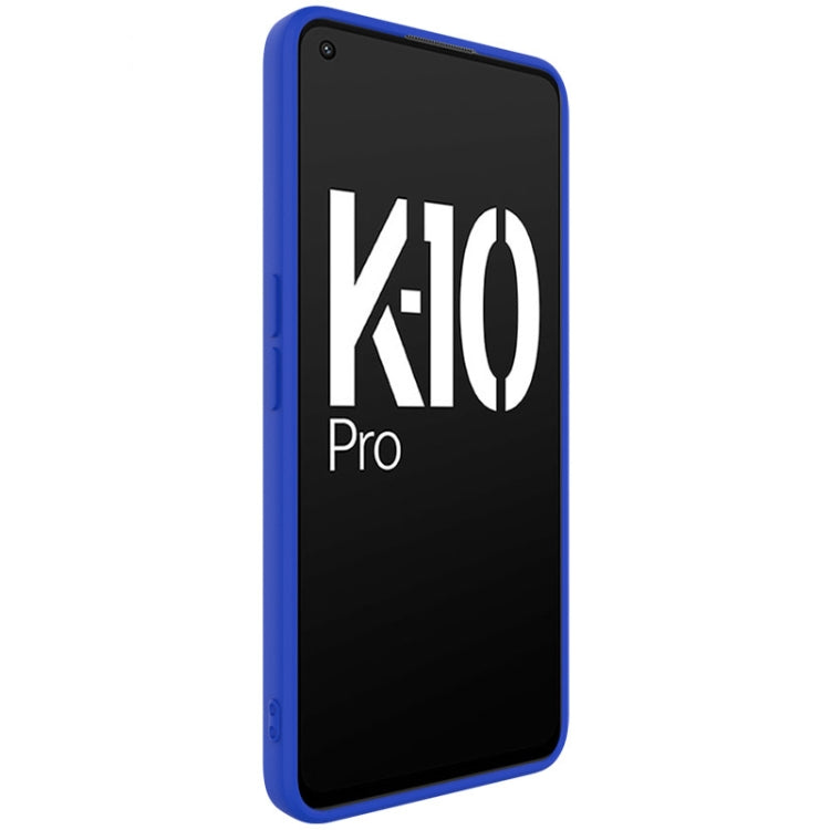 For OPPO K10 Pro 5G IMAK UC-4 Series Straight Edge TPU Phone Case(Blue) - OPPO Cases by imak | Online Shopping UK | buy2fix