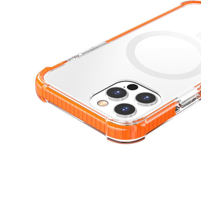 For iPhone 13 Pro Max Magsafe Magnetic Acrylic Shockproof Phone Case (Orange) - iPhone 13 Pro Max Cases by buy2fix | Online Shopping UK | buy2fix