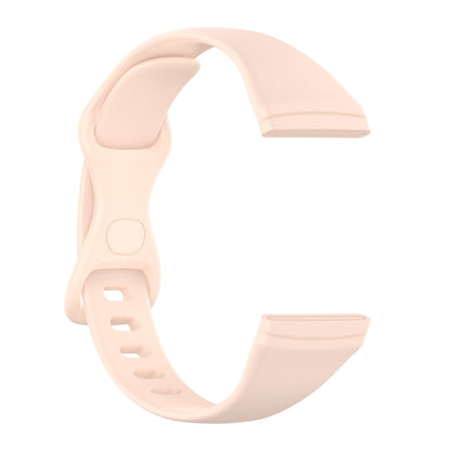 For Fitbit Versa 4 / Versa 3 / Sense Universal TPU Watch Band, Size:L(Sand Pink) - Watch Bands by buy2fix | Online Shopping UK | buy2fix