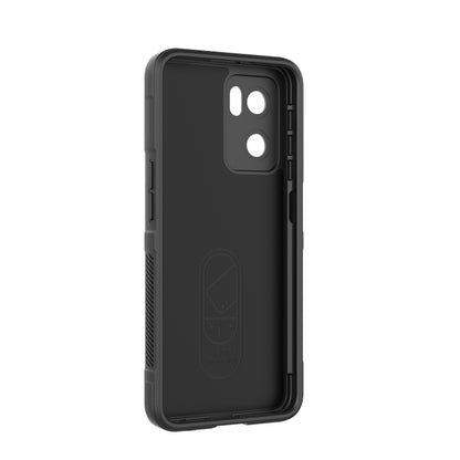 For OPPO Reno7 5G Global / Find X5 Lite Magic Shield TPU + Flannel Phone Case(Grey) - OPPO Cases by buy2fix | Online Shopping UK | buy2fix