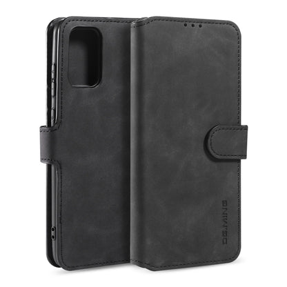 For Galaxy S20 DG.MING Retro Oil Side Horizontal Flip Case with Holder & Card Slots & Wallet(Black) - Galaxy Phone Cases by DG.MING | Online Shopping UK | buy2fix