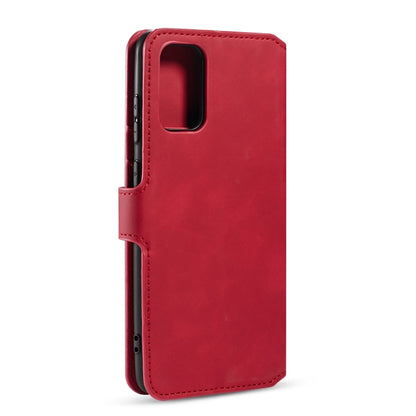 For Galaxy S20 Ultra DG.MING Retro Oil Side Horizontal Flip Case with Holder & Card Slots & Wallet(Red) - Galaxy Phone Cases by DG.MING | Online Shopping UK | buy2fix