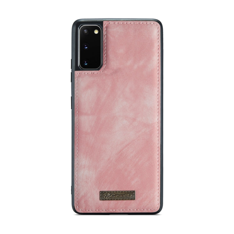 For Samsung Galaxy S20 CaseMe Detachable Multifunctional Horizontal Flip Leather Case, with Card Slot & Holder & Zipper Wallet & Photo Frame (Pink) - Galaxy Phone Cases by CaseMe | Online Shopping UK | buy2fix